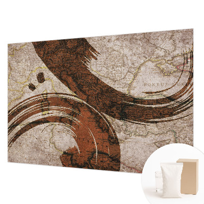 Mural de parede Mapa artístico