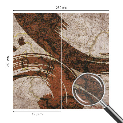 Mural de parede Mapa artístico