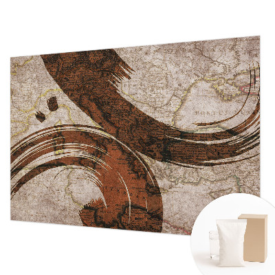 Mural de parede Mapa artístico