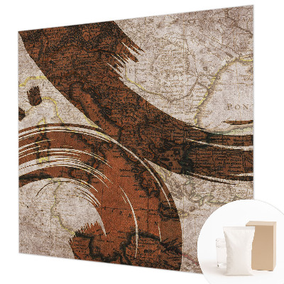 Mural de parede Mapa artístico