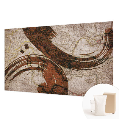 Mural de parede Mapa artístico
