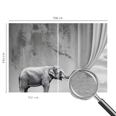 Papel de parede para quarto Elefante surrealista