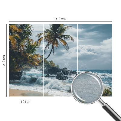 Papel de parede para quarto Praia exótica