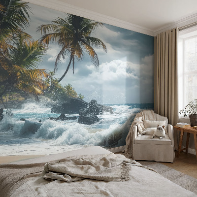 Papel de parede para quarto Praia exótica