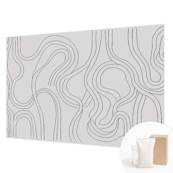 Papel de parede decorativo Linhas orgânicas