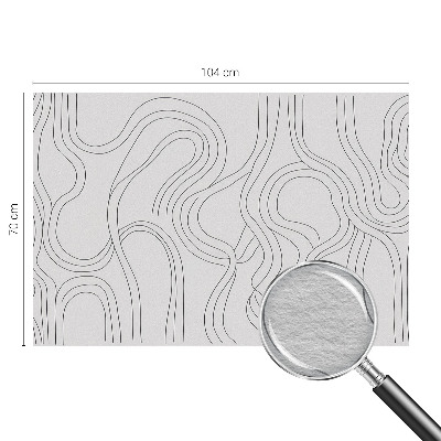 Papel de parede decorativo Linhas orgânicas