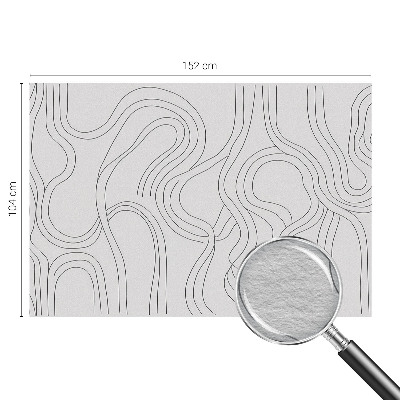 Papel de parede decorativo Linhas orgânicas