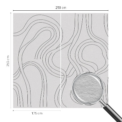 Papel de parede decorativo Linhas orgânicas