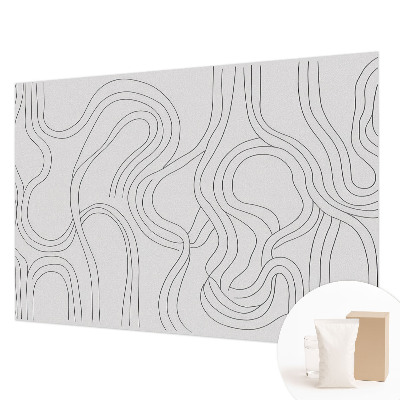 Papel de parede decorativo Linhas orgânicas