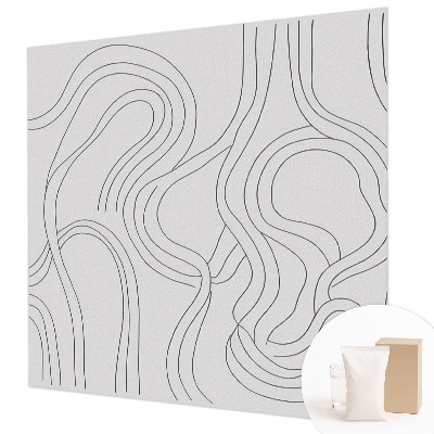 Papel de parede decorativo Linhas orgânicas