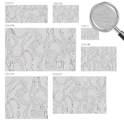 Papel de parede decorativo Linhas orgânicas
