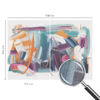 Papel de parede decorativo Golpes enérgicos