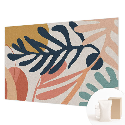 Mural de parede padrões de folhas