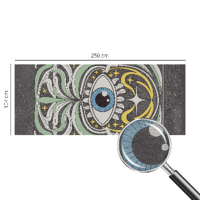 Papel de parede para sala Olho simétrico