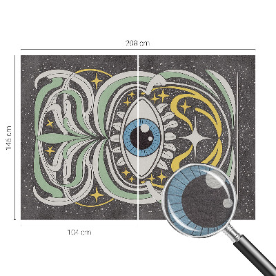 Papel de parede para sala Olho simétrico