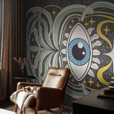 Papel de parede para sala Olho simétrico