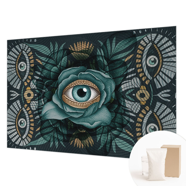 Papel de parede para quarto Olho de flor
