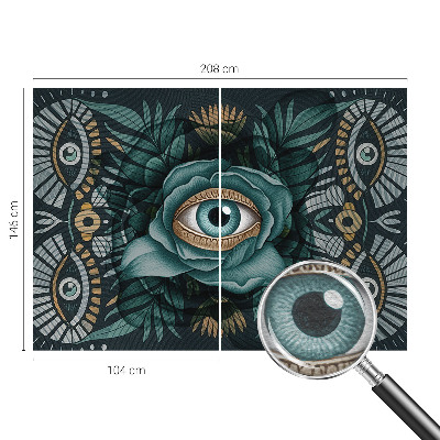 Papel de parede para quarto Olho de flor