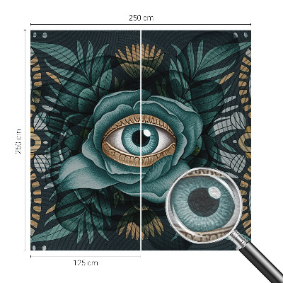 Papel de parede para quarto Olho de flor