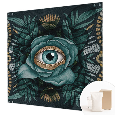 Papel de parede para quarto Olho de flor