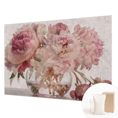 Papel de parede decorativo Amuleto de Peônia