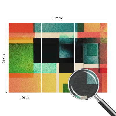 Mural de parede Abstração geométrica