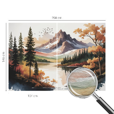 Mural de fotos na parede Outono nas montanhas