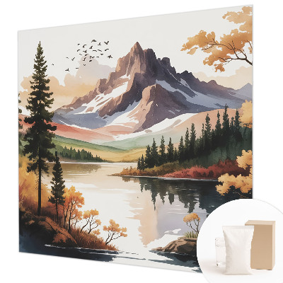 Mural de fotos na parede Outono nas montanhas