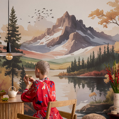 Mural de fotos na parede Outono nas montanhas
