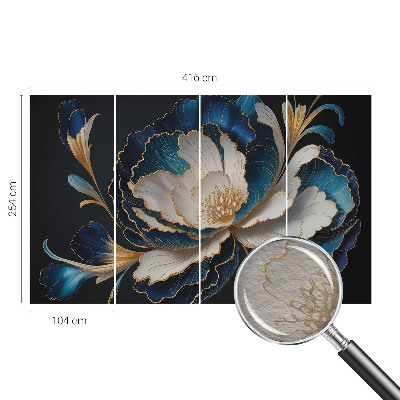 Papel de parede fotográfico Estampa floral