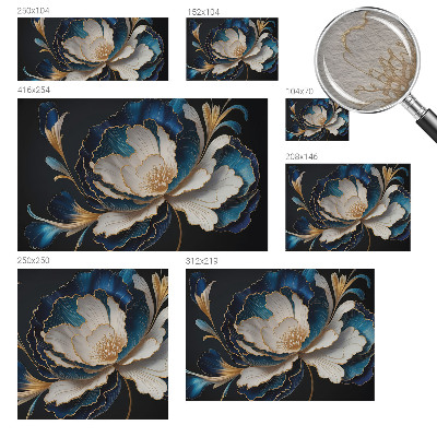 Papel de parede fotográfico Estampa floral