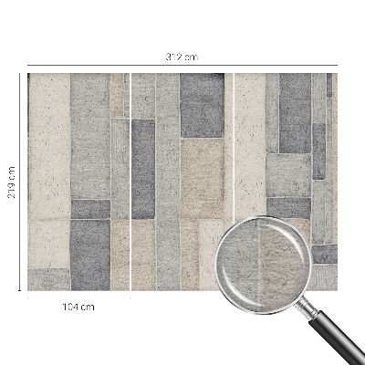 Papel de parede para quarto Mosaico geométrico