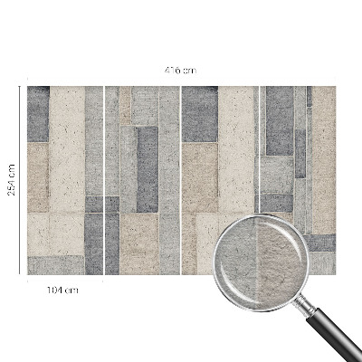 Papel de parede para quarto Mosaico geométrico