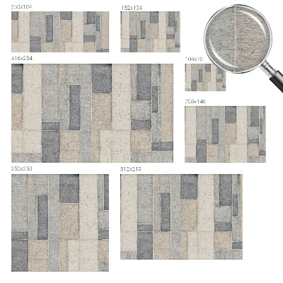 Papel de parede para quarto Mosaico geométrico