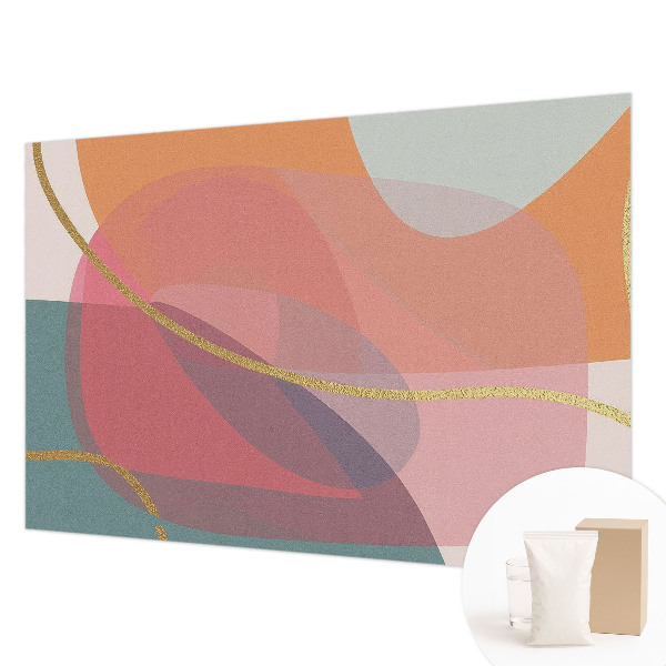 Papel de parede decorativo Formas coloridas