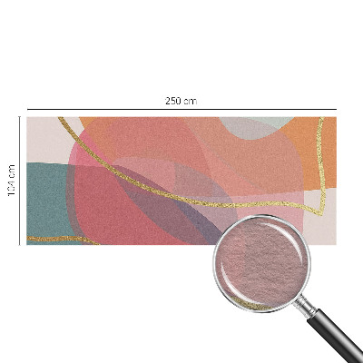 Papel de parede decorativo Formas coloridas