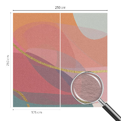 Papel de parede decorativo Formas coloridas