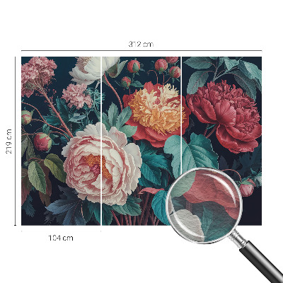 Papel de parede Flores coloridas