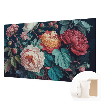 Papel de parede Flores coloridas