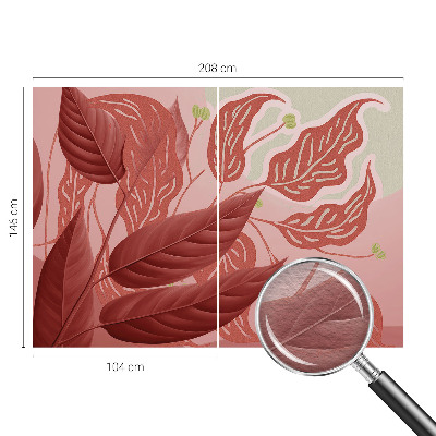 Mural de parede Folhas orgânicas