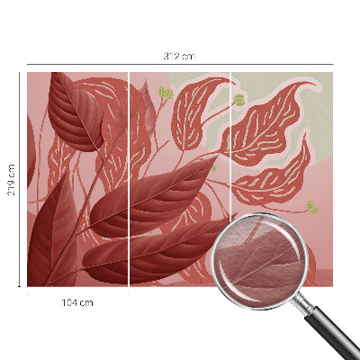 Mural de parede Folhas orgânicas