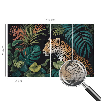 Mural fotográfico Leopardo exótico