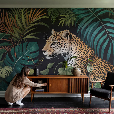 Mural fotográfico Leopardo exótico