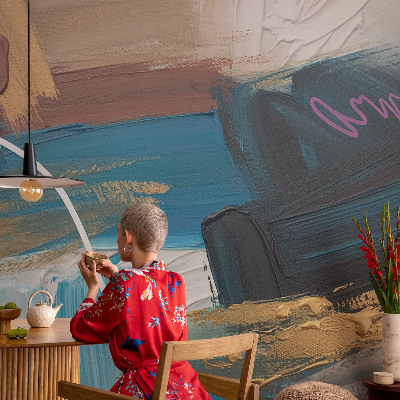 Papel de parede para sala Padrão abstrato