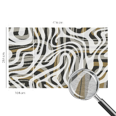 Papel de parede fotográfico Linhas abstratas