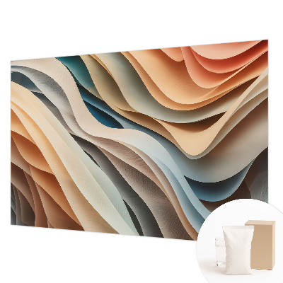 Papel de parede para quarto Formas onduladas