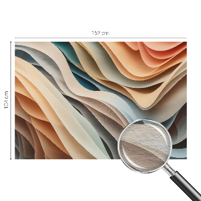 Papel de parede para quarto Formas onduladas