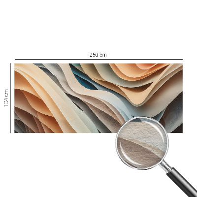 Papel de parede para quarto Formas onduladas