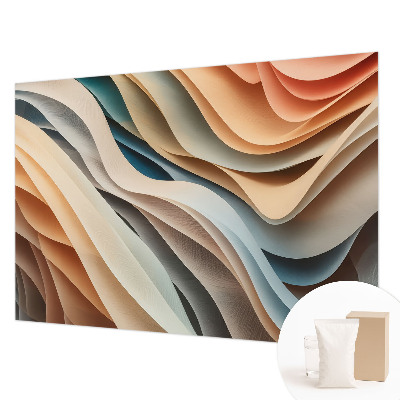 Papel de parede para quarto Formas onduladas
