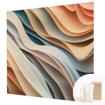 Papel de parede para quarto Formas onduladas
